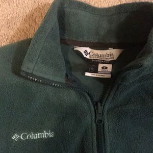 Green Columbia Zip Up Jacket